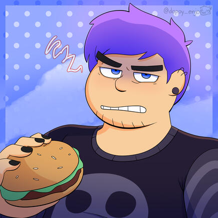 OC is Walter by @mechanicalhandz on Twitter